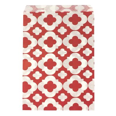 allydrew Clover Party Favor Gift Bags (25 Pieces), Red