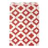 allydrew Clover Party Favor Gift Bags (25 Pieces), Red view 1