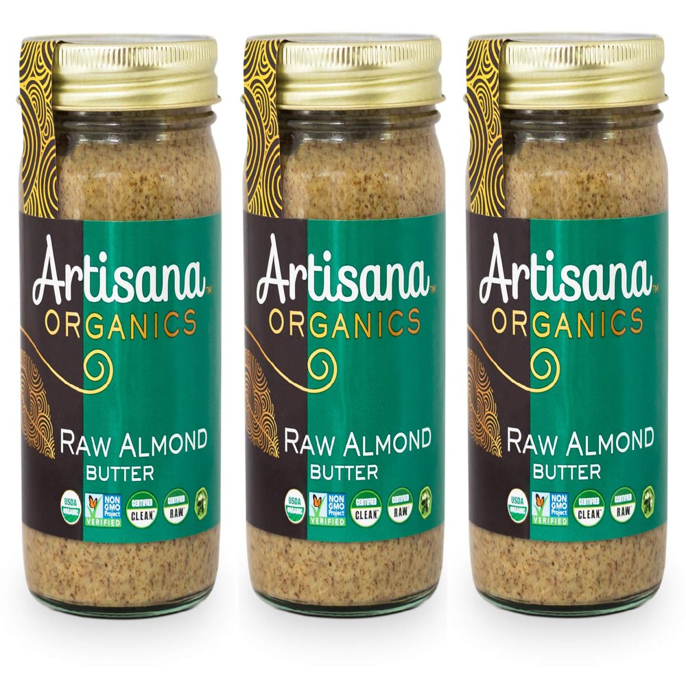 Artisana Organics Non GMO Raw Almond Butter, 14 oz (3 Pack)