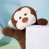 HomeTop Premium Classic Rubber Hot or Cold Water Bottle with Cute Stuffed Monkey Cover (2 Liters, Brown Monkey) view 2