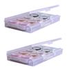 APZDFGIFCD Clear Contact Lens Case, Contact Lens Organizer Case with Carrying Travel Holder -10 Pack view 4