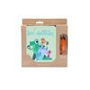 The Brushies Momo The Monkey Baby Toddler Toothbrush & Storybook Set/Dental Item and Book/Youth Tooth & Gum Care/Ages 4 Weeks to 4 Years view 1