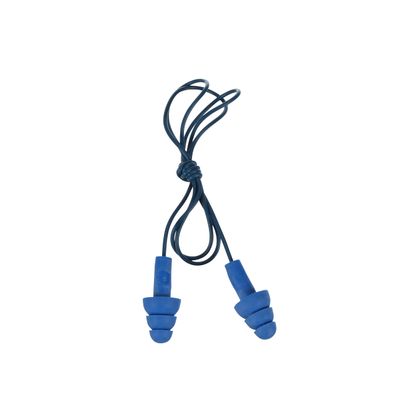 3M E-A-R UltraFit Earplugs 340-4007, Metal Detectable, Corded, Poly Bag, 100 Pair/Carton