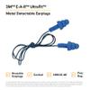 3M E-A-R UltraFit Earplugs 340-4007, Metal Detectable, Corded, Poly Bag, 100 Pair/Carton view 2
