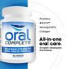 Oral Complete 11-in-1 Dental Probiotics, Bad Breath Treatment Halitosis Tonsil Stone with Non-GMO with BLIS K12, Ashwagandha and Collagen, 120 Capsules view 2