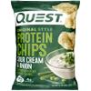 Quest Nutrition Sour Cream & Onion Protein Chips, 19g Protein, 4g Net Carbs, Low Carb, Gluten Free, 1.1 oz (Pack of 12) view 1
