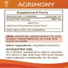 Secrets of the Tribe Agrimony 120 Capsules, 800 mg, Agrimony (Agrimonia Eupatoria) Dried Herb (120 Capsules) view 3