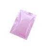 100PCS Glossy Light Pink Metallic Mylar Foil Open Top Sample Bags 6x9cm (2.3x3.5") view 2