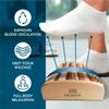 TheraFlow Wooden Foot Massager for Neuropathy, Heel Pain and Targeted Plantar Fasciitis Relief | Deep Tissue and Feet Massage for Relaxation | Reflexology Tool for Planters Facetious Relief view 3