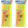 160 Neon Straws with a longer Flex bend view 3