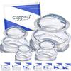 Cupping Warehouse Supreme 4 DEEP PRO 6065 Cup (4 Sizes) Cupping Therapy Sets Professional and Self Care Chinese Silicone Anti Cellulite Massage Suction Cups for Joint, Pain, Muscles, Fascia, Lymph view 1