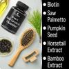 11-in-1 Vegan Hair Growth Vitamins for Thinning & Brittle Hair  Advanced Vitamin Complex with 5000mcg Biotin, Pumpkin Seed, Zinc. Supports Thicker, Healthier-Looking Scalp for Women & Men view 4