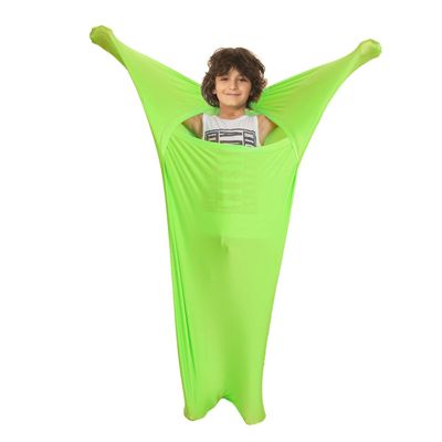 Alnkids Dynamic Movement Sensory Body Sock - Updated Version 1 piece (Green, Medium)