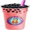 Premium STRAWBERRY CREAM Boba Tea Kit Includes Tea Powder, Real Tapioca Pearls & Straws By Buddha Bubbles Boba view 2