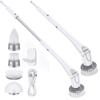 Tilswall Cordless Electric Spin Scrubber - IPX7 Waterproof Cleaning Brush with 180Min Runtime & 43" Extendable Handle, Ideal Gift for Home/Bathroom/Car (Includes 4 Brush Heads) view 1