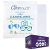Care Touch Lens Wipes for Eyeglasses- 400 Count Individually Wrapped Pre- Moistened Wipes, 5 x 6 Inch- Camera Lens, Sunglasses and Glasses Cleaner,- Gentle and Portable for Cleaning of Optical Devices view 1