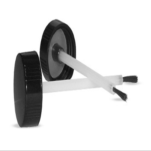 102 mm - Black Phenolic Caps w/ PE Rod and Brush (144/Cs)