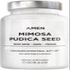 Amen Organic Mimosa Pudica Seeds Capsules, 2 Month Supply, Vegan Mimosa Pudica Seed Plant Supplement - Mimosine Sensitive Plant Pills - Fat Soluble Dietary Supplement - Non-GMO & Vegan - 120 Capsules view 1