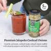 Sable & Rosenfeld Vermouth Tipsy Jalapeo Onions, 5 oz Jar (Pack of 1), Stuffed Pickled Silverskin Cocktail Onions, Kosher, Gluten-Free Martini Garnish view 3
