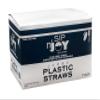 [500-Pack] Plastic Straws - 7.75 Inches Long, Drinking Straws, Standard Size, Bulk Pack (Clear, 500) view 1
