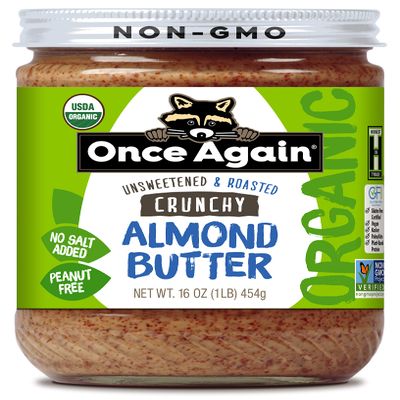 Once Again Organic Lightly Toasted Creamy Almond Butter 16 Oz