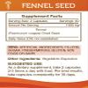 Secrets of the Tribe Fennel Seed 120 Capsules, 1000 mg, Fennel Seed (Foeniculum vulgare) Dried Seed (120 Capsules) view 3