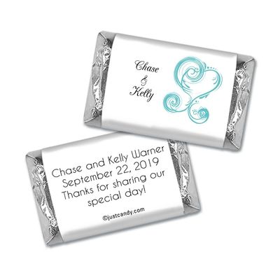 100 ct Wedding Favors Wrappers for Miniatures (100 Pack) Bridal Shower Favors for Guests