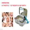 2pcs Denture Dental Orthodontic Mouthguard Retainer Case Box with Mirror Brush view 2