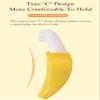AKOAK Banana Toothbrush, Silicone Banana Massage Toothbrush, Massage to Relieve Baby Gum Pain, Pack of 1 view 3
