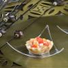 100 Clear Plastic Mini Triangle Dessert Plates 100 Shooting Star Mini Appetizer Plates Small Cocktail Party Plates Sushi pie Tasting Plates Sample Plates  view 1
