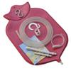 Enema Bag Kit for Colon Cleansing with Platinum Cured Silicone Hose (4 Quart, Open Top) - Red view 1