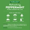 Nature's Truth Peppermint Essential Oil | 15 mL | for Diffusers and Aromatherapy | Plant Based, Non-GMO & Gluten Free view 2