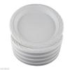 100 White 9" Plastic Party Plates Disposable Dinner Wedding Plastic Dishes view 1