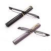 Viseng Slim Mini Metal Reading Glasses Compact Lightweight Portable Readers with Glasses Case for Reading Case,Black+Gray+2.0 view 1