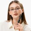 Viseng Slim Mini Metal Reading Glasses Compact Lightweight Portable Readers with Glasses Case for Reading Case,Black+Gray+2.0 view 4