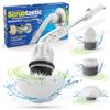 Scrubtastic Spin Scrubber, Electric Shower Scrubber  Rechargeable, Multipurpose Extendable Tile Cleaner, Bathroom, Floor & Grout Bathtub Power Scrubber with 3 Rotating Brush Heads, Improved for 2022 view 1