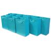 OccasionALL Teal Gift Bags with Handles, Teal Christmas Gift Bags, Large Party Favor Bags for Weddings, Birthdays, Holidays, Shopping, Party Supplies, Bulk, 10x5x13, 12 Pack view 1