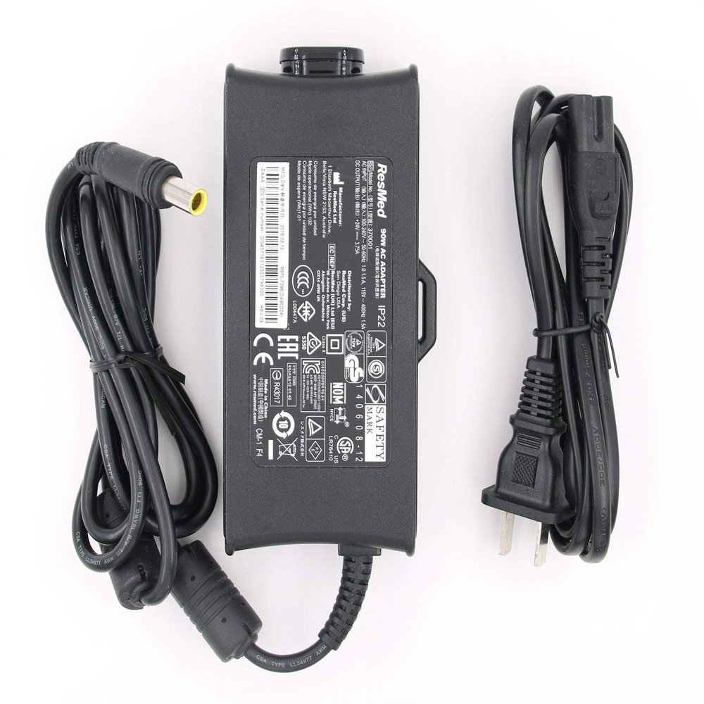 90W AC DC Adapter Charger Replacement for Resmed S10 Series, Fit for ResMed Airsense 10 Air Sense S10 AirCurve 10 Series CPAP and BiPAP Machines Power Supply Cord