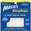 Mack's Pillow Soft Silicone Earplugs - 6 Pair, Value Pack  The Original Moldable Silicone Putty Ear Plugs for Sleeping, Snoring, Swimming, Travel, Concerts and Studying | Made in USA view 1