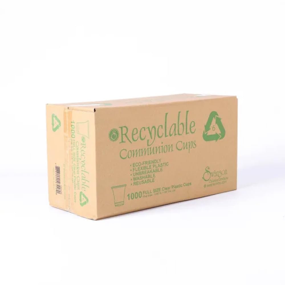 Swanson Christian Supply 112618 Communion Cup Recyclable & Reuseable44; 1.37 in.