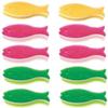 Cleaning Sponges,Fish Shape Kitchen and Bathroom Cleaning and Washing Sponges,Set of 10 view 1