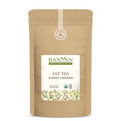 Banyan Botanicals Organic CCF TeaCumin Coriander FennelBloating Relief & Digestive SupportNatural Detox TeaCaffeine-Free Loose Leaf Tea lb Bulk (90 Servings) USDA Organic*