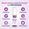 EverSmile OrthoFoam Braces Cleaner  Brushable Foam Whitens Teeth, Eliminates Bacteria, Fights Plaque and Bad Breath  Cleans Under Metal, Ceramic, Clear Brackets and Wires  50ml (2 Pk) view 2