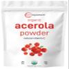 Organic Acerola Powder, 8oz | Natural Organic Vitamin C Superfood | No Sugar & Additives | Great Flavor for Drinks, Smoothie, & Beverages | Non-GMO & Vegan Friendly, Brazil Origin view 1