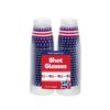 40-Count Printed Hard Plastic 2-Ounce Shot Glasses, Stars and Stripes view 3