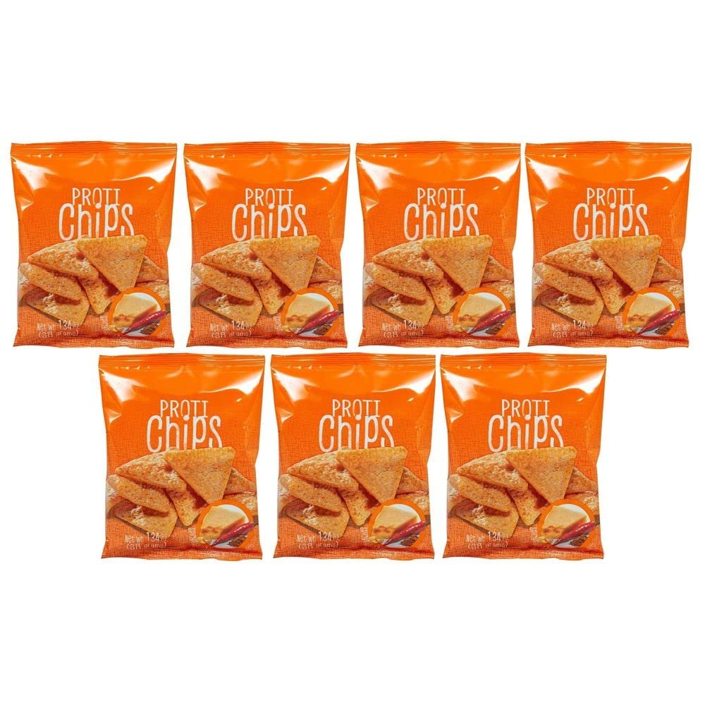 BariatricPal Proti Diet Protein Chips - Spicy Nacho Cheese (7 Bags)