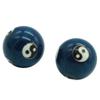 1.4'' Health Hand Balls Cloisonne Exercise Stress Balls Craft Collection (TAIJI blue, s) view 1
