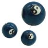 1.4'' Health Hand Balls Cloisonne Exercise Stress Balls Craft Collection (TAIJI blue, s) view 4