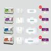 SHUYA Patented Anion Soft Breathable Sanitary Pads and Panty Liners Combination Suit Package, Scented-96Count (Packs of 8) view 3