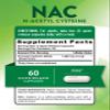 Nature's Truth NAC Supplement | 1200mg | 60 Capsules | N Acetyl Cysteine | Free Form Amino Acid | Non-GMO and Gluten Free Supplement view 2